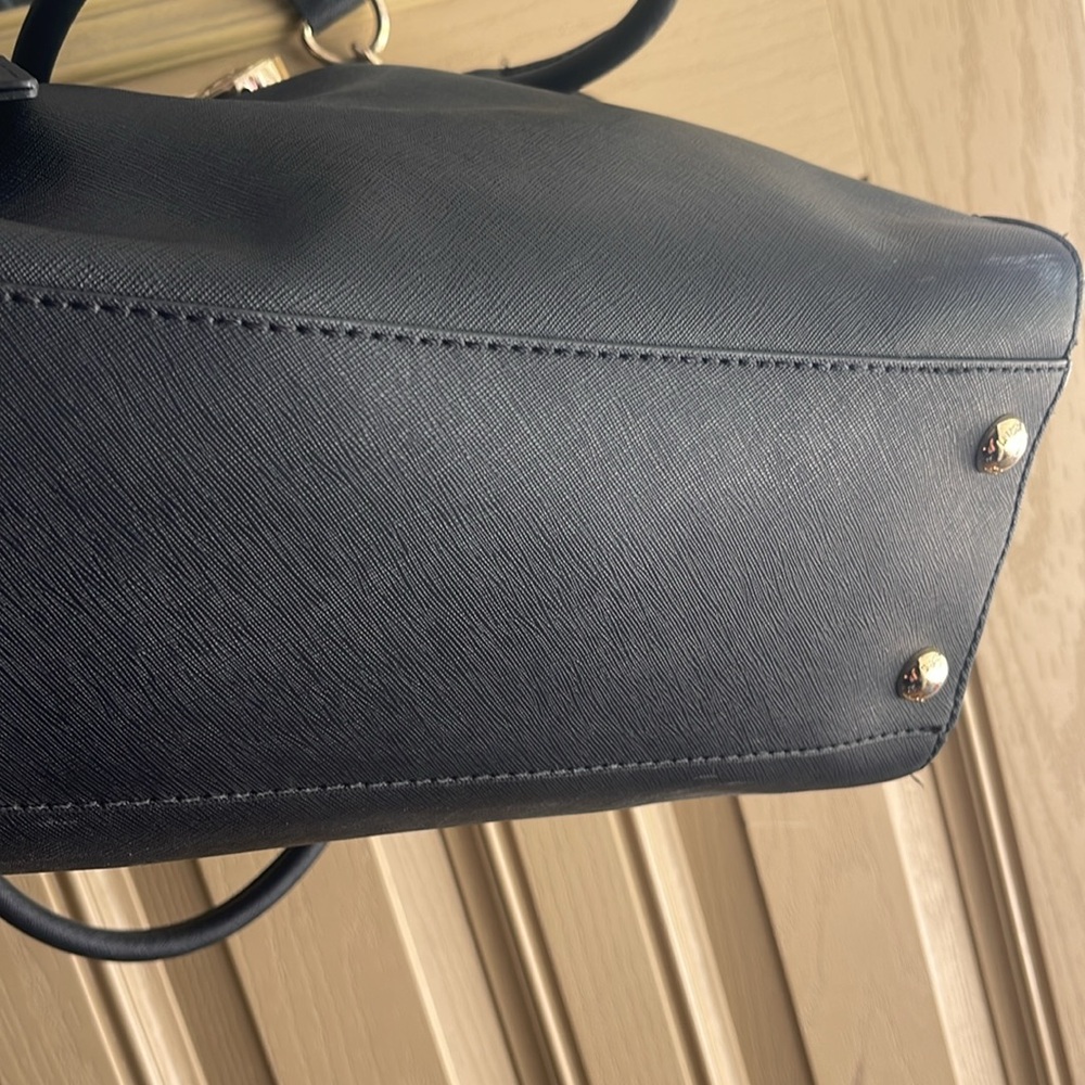 Michael Kors Black Leather Tote Bag - Picture 4 of 7